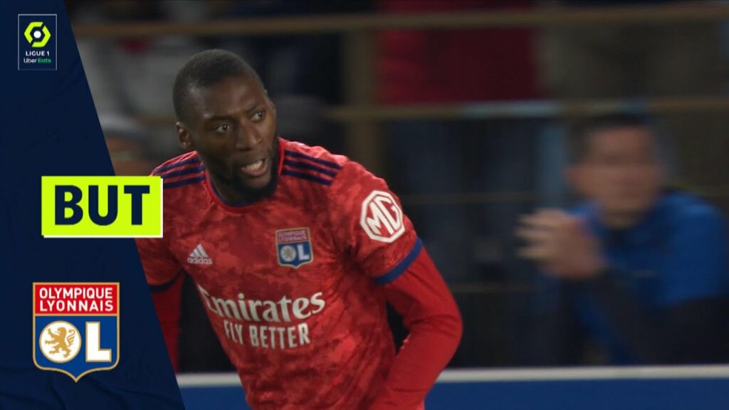 But Karl TOKO EKAMBI (90' - OL) RC STRASBOURG ALSACE - OLYMPIQUE LYONNAIS (1-1) 21/22