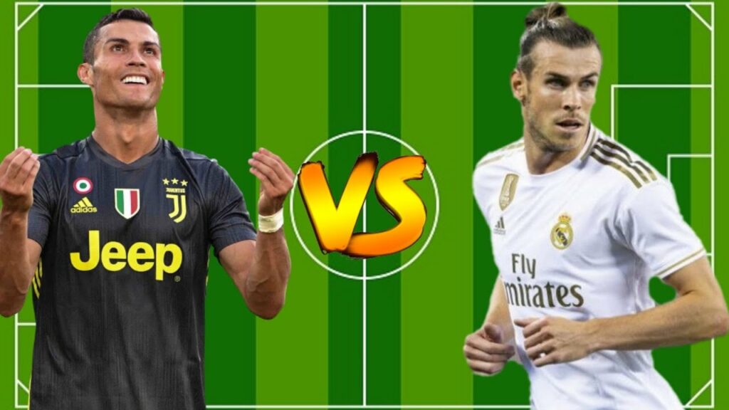 Ronaldo 🆚 Gareth Bale - Footballer Comparison 🔥 #ronaldo #garethbale #football