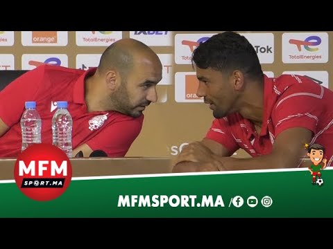 ضحك هستيري.. التكناوتي كيترجم للركراكي المصرية "خصك تخلصني ألعود" والركراكي: الأهلي كيربحو بوالو