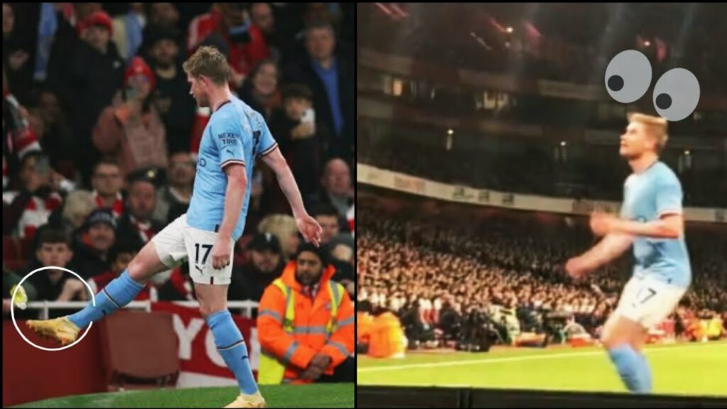 Kevin De Bruyne show who is the Boss to Arsenal fans 😈🔥