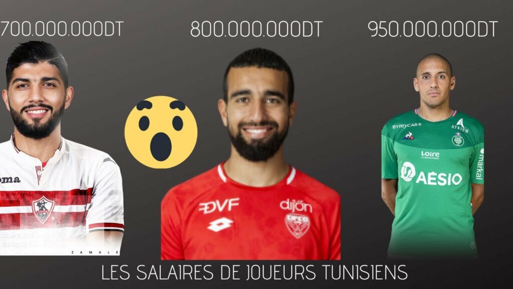 رواتب اللاعبين التونسيين بالخارج -- Les salaires des joueurs tunisiens a l'étranger