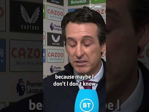 Unai Emery had some tough words for Emiliano Martínez 😬 #AFC #Villa #Martinez #UnaiEmery