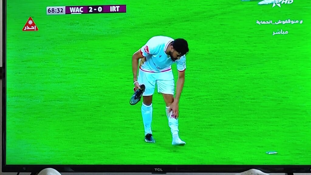 #wac vs #irt premier changement de #Regragi en sortie #jabrane  #moutarraji entrée #elkarti #skoma