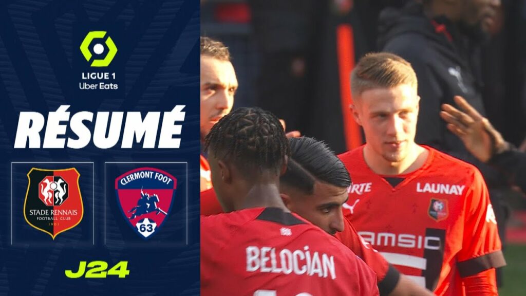 STADE RENNAIS FC - CLERMONT FOOT 63 (2 - 0) - Résumé - (SRFC - CF63) / 2022-2023