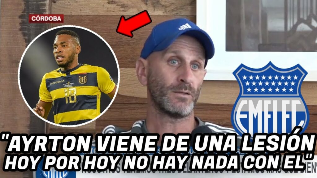 🔥👉 DT CS EMELEC Miguel Ángel Rondelli, dió detalles sobre la llegada de Ayrton Preciado.