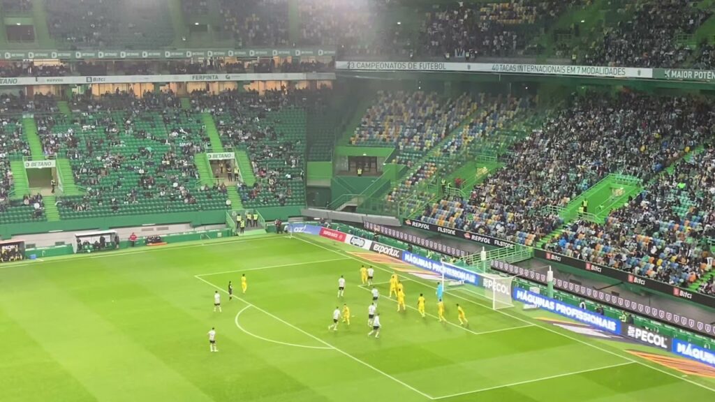 Golo SEBASTIAN COATES abre o marcador | Sporting vs Vitória Guimarães