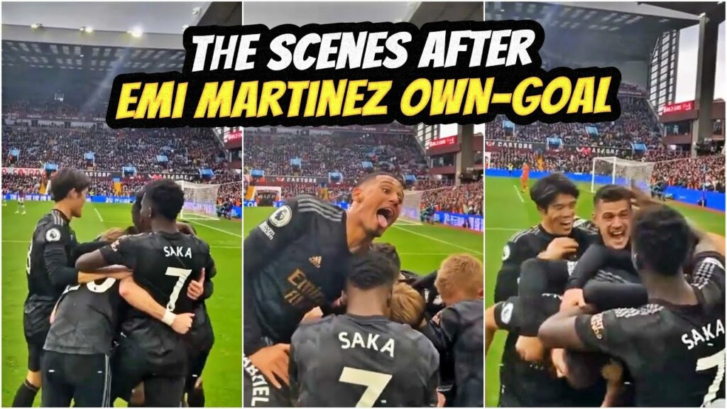 GRANIT XHAKA RUNS FROM THE BENCH TO CELEBRATE WITH AWAY FANS!