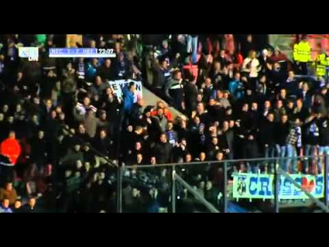 Goal Filip Djuricic NEC-Heerenveen 1-2 16 maart 2013 .