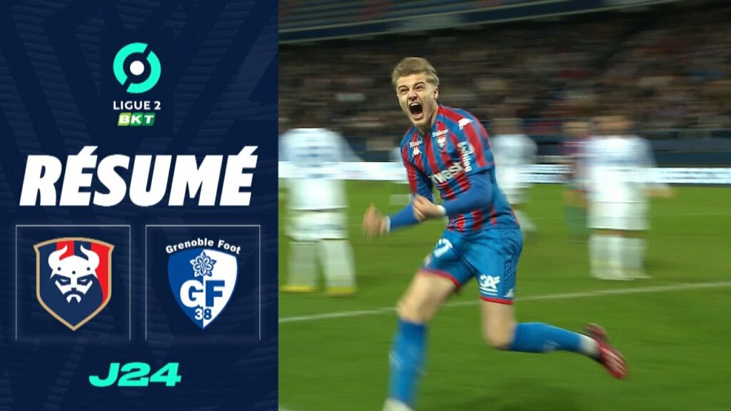 STADE MALHERBE CAEN - GRENOBLE FOOT 38 (2 - 1) - Résumé - (SMC - GF38) / 2022-2023