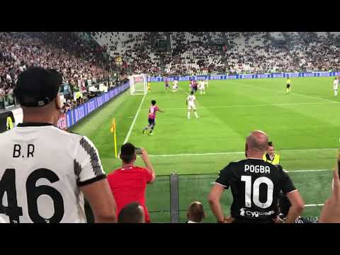 Anulowany gol Milika w meczu Juventus Salernitana / Perspektywa z rożnego