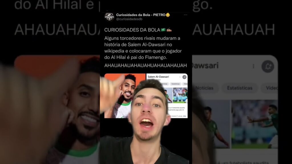 SALEM AL-DAWSARI É PAI DO FLAMENGO??