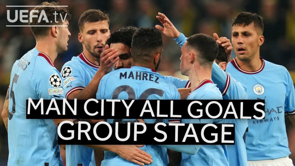 MAN CITY All Group Stage GOALS!