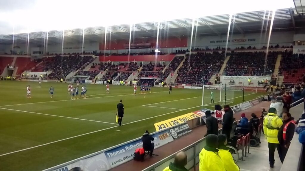 Kieffer Moore's missed penalty. RUFC v STFC 18/11/17