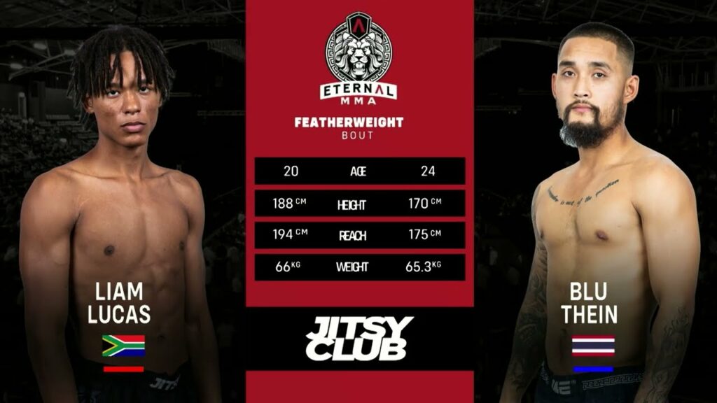 Eternal MMA 73: Liam Lucas Vs Blu Thein - MMA Fight Video