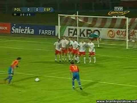 Polska U21-Hiszpania U21 0:2 (gol na 0:1) obrońca na bramce!