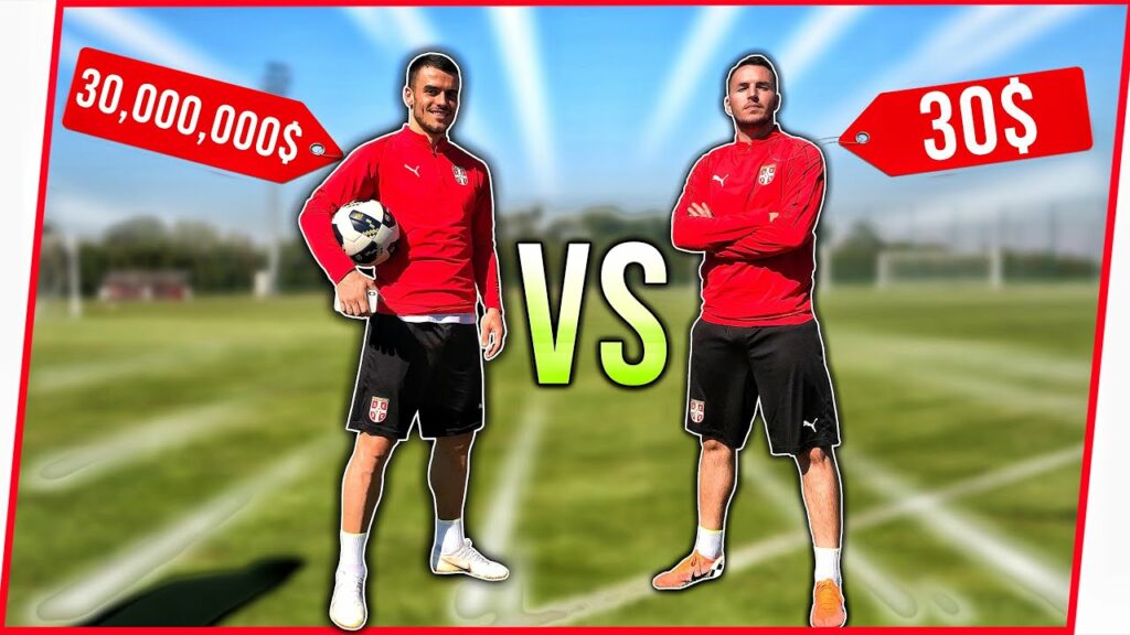 30$ FUDBALER VS 30,000,000$ FUDBALER | NO BOUNCE CHALLENGE