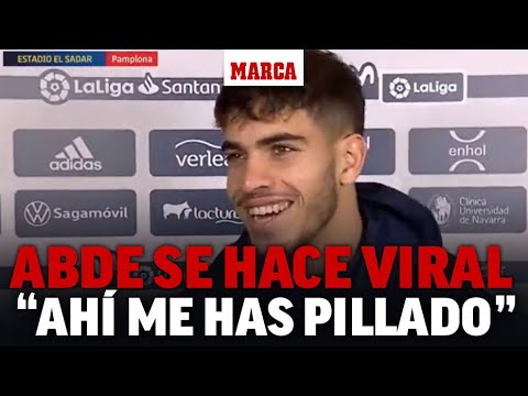 La sencillez de Abde: "¿Qué me aporta Xavi? Pues..." I MARCA