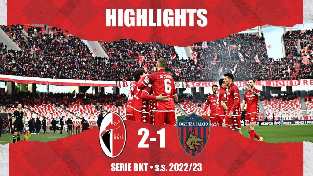 #LNPB #SerieBKT 24a gior. // Highlights Bari Cosenza 2-1
