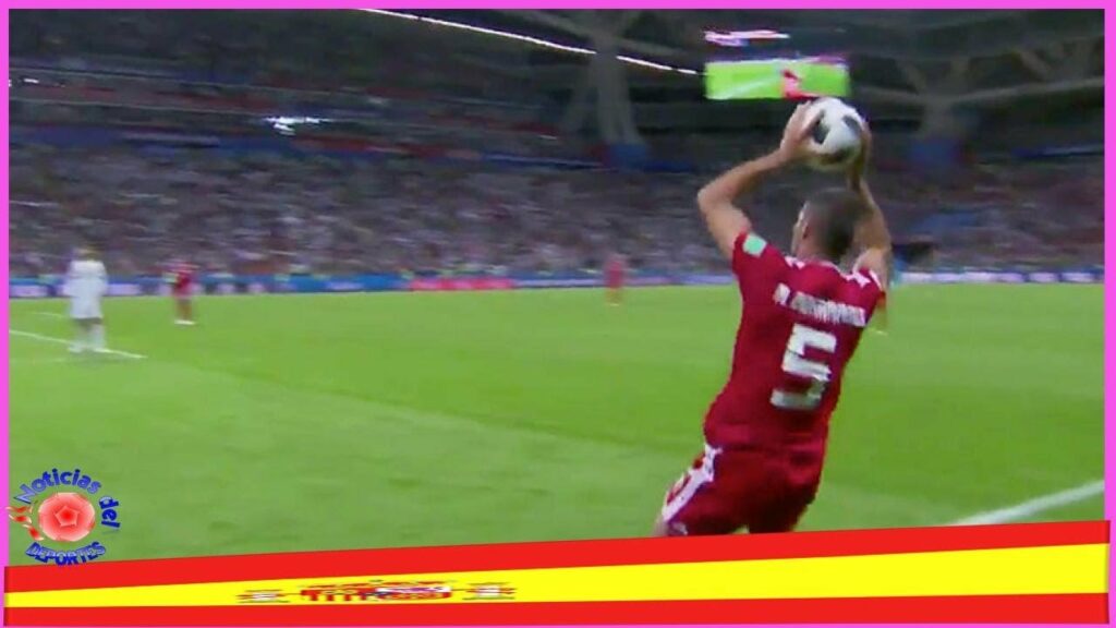 El fail de Irán: ridículo en un saque de banda con voltereta - Noticias del Deportes