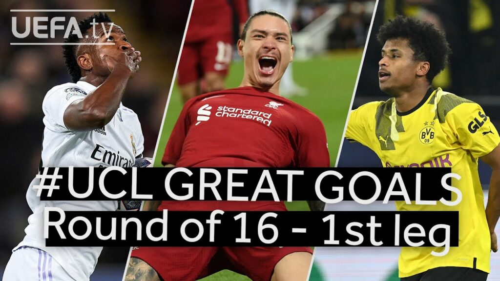 VINÍCIUS, NÚÑEZ, ADEYEMI | #UCL GREAT GOALS, Round of 16 1st Leg