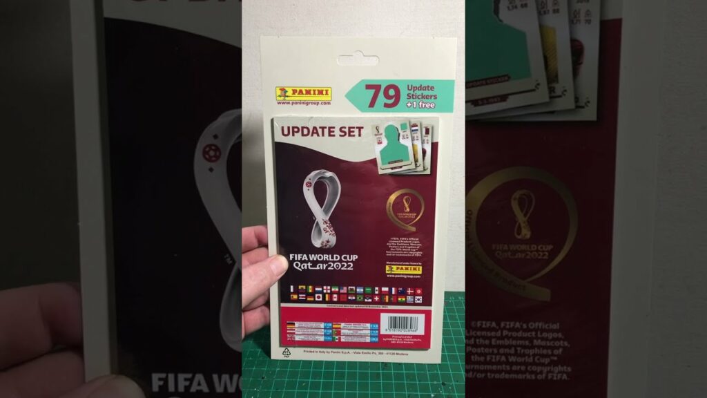 REVIEW DEL SET DE ACTUALIZACION STICKERS ALBUM DE PANINI QATAR 2022