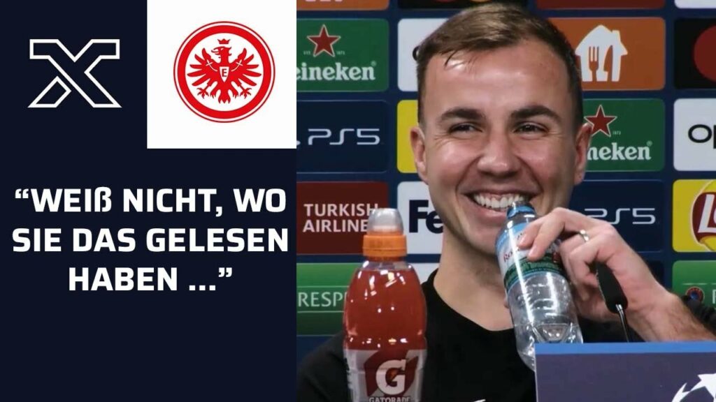 Mario Götze erfährt Neuigkeiten über seine Frau... 😂 | Eintracht Frankfurt | Champions League