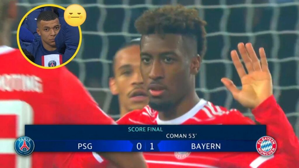 Kingsley Coman vs PSG | 14/02/23 | PSG - Bayern Munich | 8ème de Finale Ligue des Champions