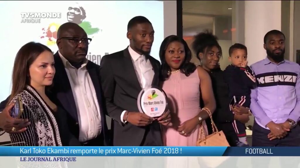 Prix Marc-Vivien Foé 2018 : le Camerounais Karl Toko Ekambi élu joueur africain de l'année en L1