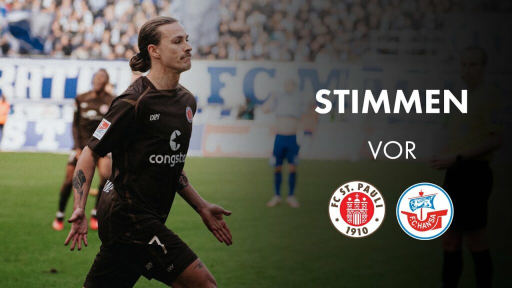 Jackson Irvine und Marcel Hartel vor dem Spiel gegen Hansa Rostock