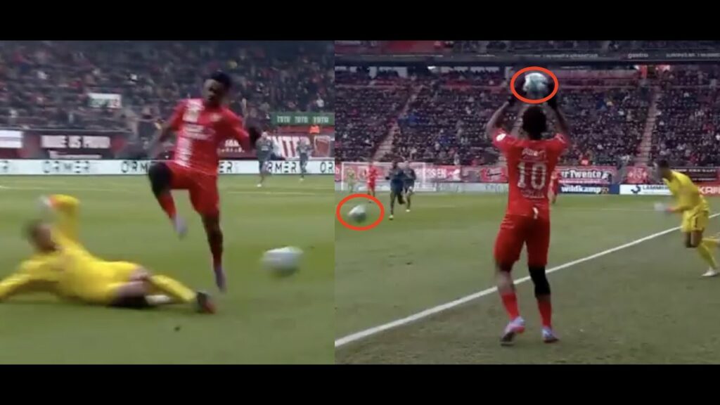 VERY SMART 10000 IQ  Feyenoord goalkeeper Justin Bello