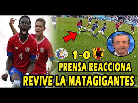 ASI REACCIONA PRENSA EUROPEA A VICTORIA DE COSTA RICA VS JAPON 1-0 GOLAZO DE FULLER