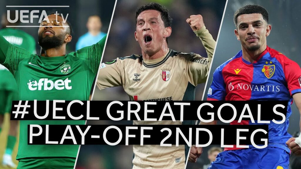 THIAGO, CASTRO, AMDOUNI | #UECL GREAT GOALS PLAY-OFFS SECOND LEG