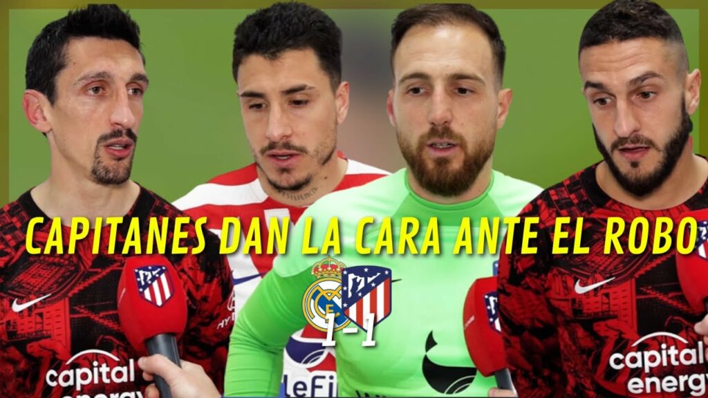OBLAK,GIMENEZ,KOKE Y SAVIC DAN LA CARA ANTE EL ROBO Y ANCELLOTI HACE EL RIDÍCULO ANTE LA PRENSA