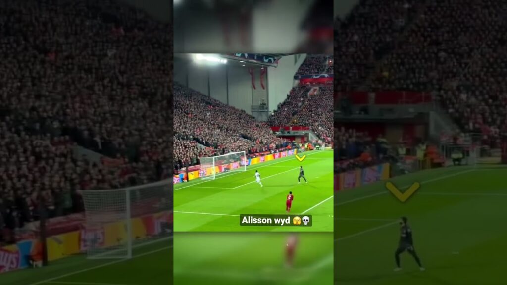 Alisson Becker Mistake vs Real Madrid Gifts Vinicius Jr Goal 💀🔥 #shorts #football