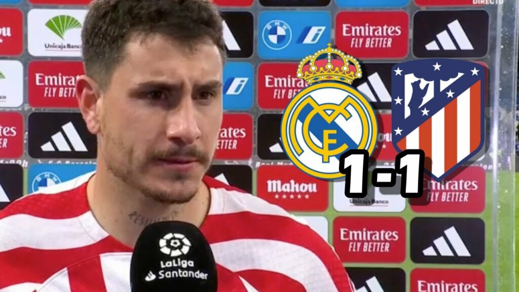 LA REACCION DE JOSE MA GIMENEZ TRAS ANOTACIÓN, EMPATE Y POLEMICA REAL MADRID 1-1 ATLETICO DE MADRID LA REACCION DE JOSE MA GIMENEZ TRAS ANOTACIÓN, EMPATE Y POLEMICA REAL MADRID 1-1 ATLETICO DE MADRID