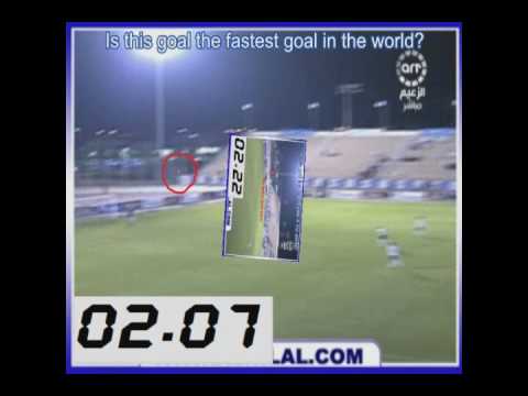 Is this goal the fastest goal in the world?