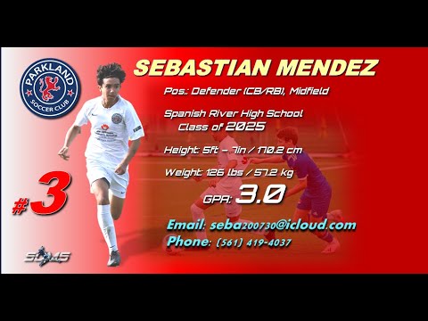 SEBASTIAN MENDEZ - SOCCER HIGHLIGHTS VIDEO...Dec. 13th 2022