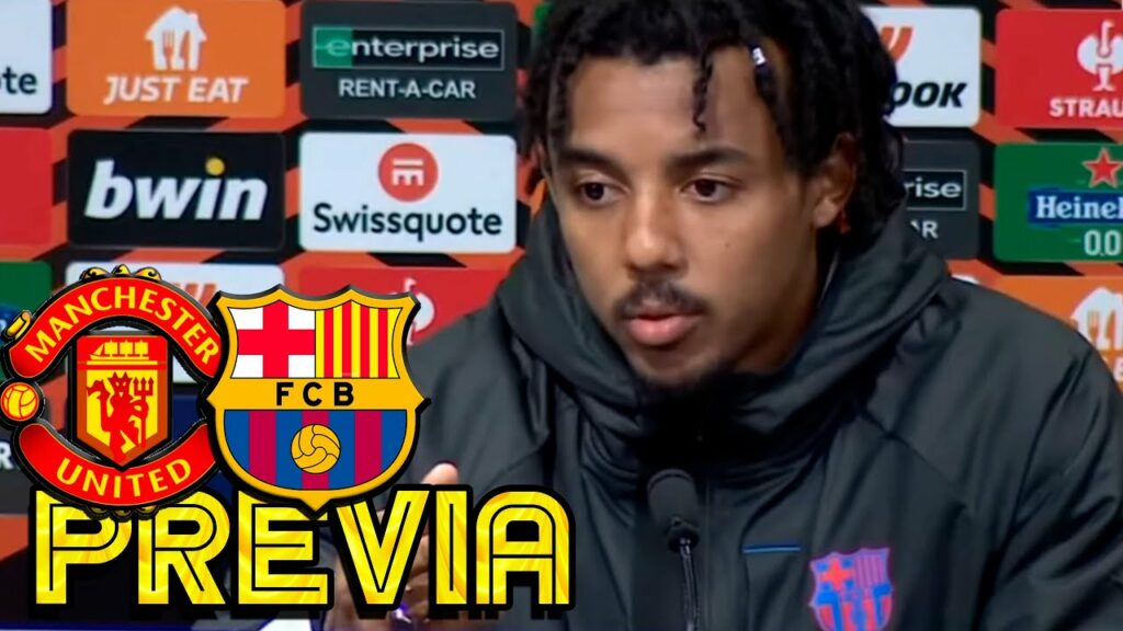 Rueda de prensa JULES KOUNDÉ: MANCHESTER UNITED v FC BARCELONA