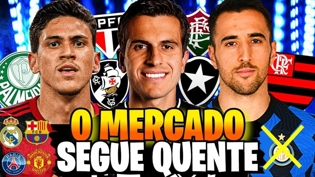 MATIAS VECINO NO FLAMENGO! MARCELO GROHE COBIÇADO! PEDRO NO PALMEIRAS! MERCADO DA BOLA