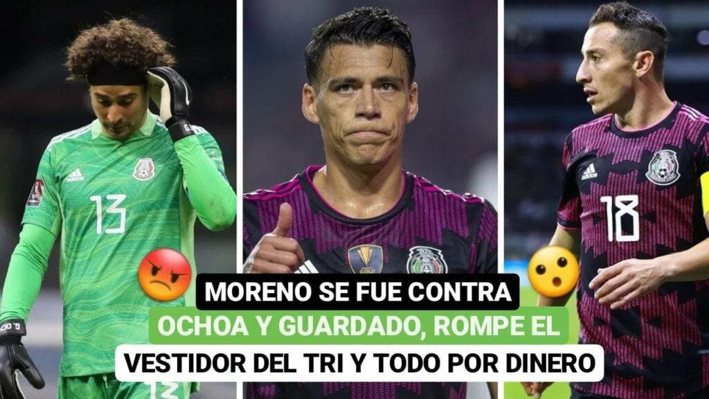 🤔Hector Moreno se fue contra Ochoa y Guardado, 😡rompe el vestidor del Tri y todo por dinero🤑