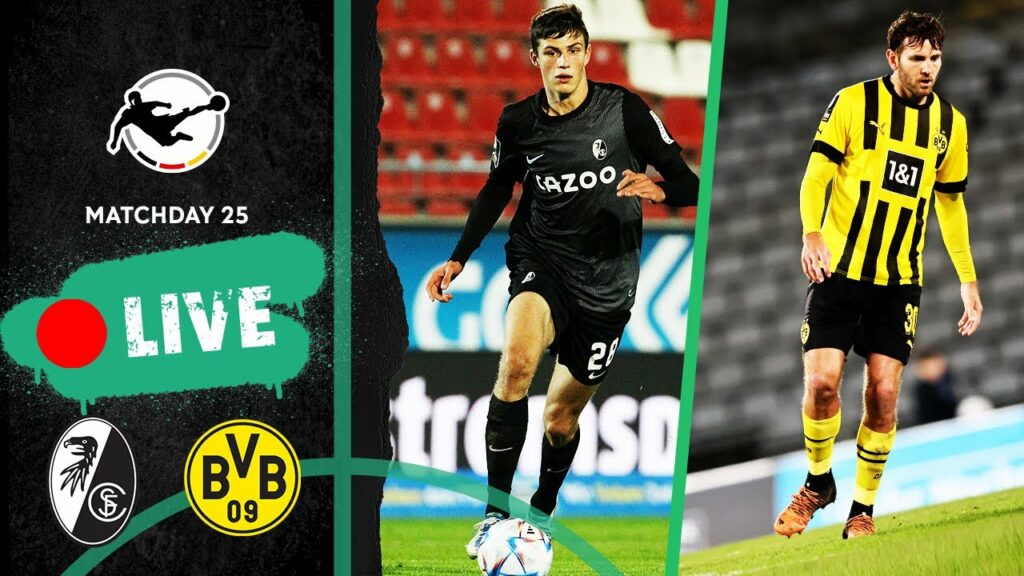 LIVE 🔴  Freiburg II vs. Dortmund II | Full Game | 3rd Division 2022/23 | Matchday 25