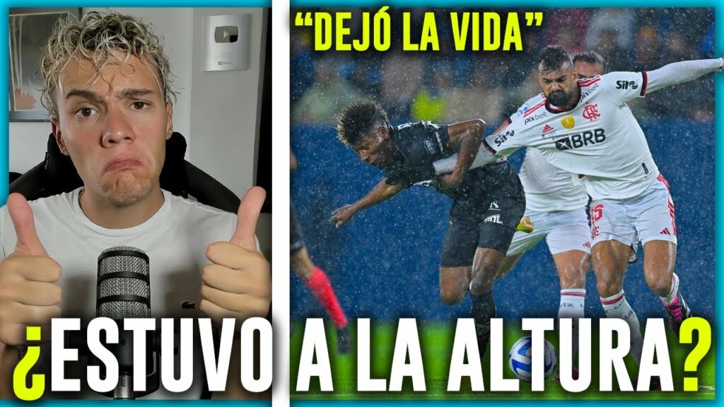Así fue el DEBUT OFICIAL de 🇪🇨 KEVIN RODRIGUEZ vs FLAMENGO 😱 REACCIÓN 🇦🇷
