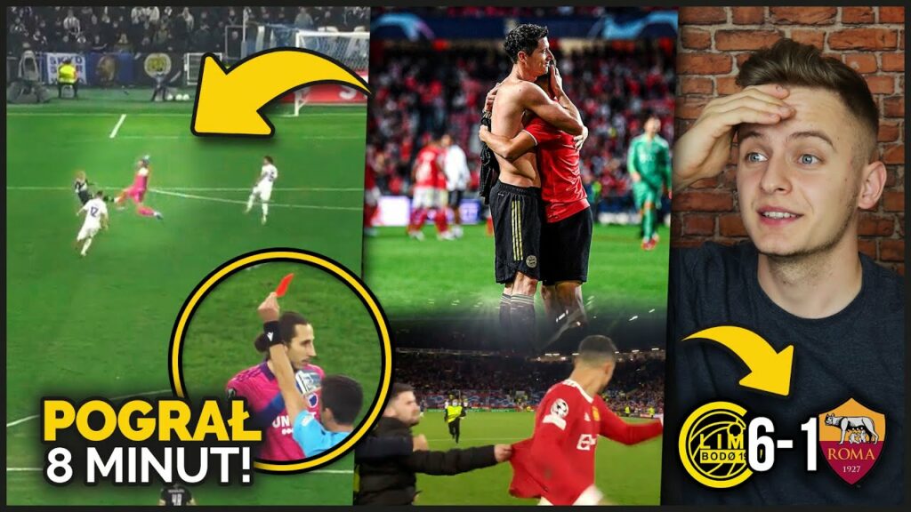 Kamil Grabara WYLECIAŁ w 8. MINUCIE meczu! Ronaldo i Lewandowski ATAKOWANI... AS Roma PRZEGRYWA 6-1!