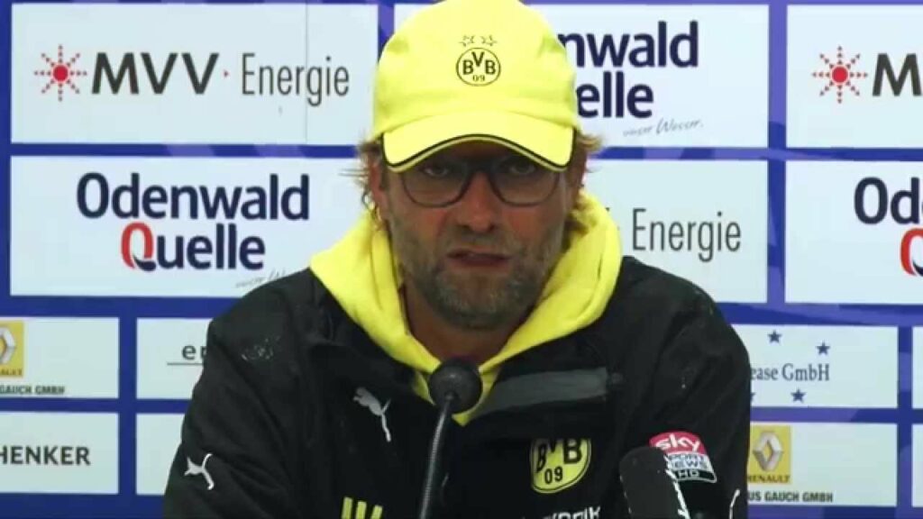 Jürgen Klopp: Matthias Ginter "ganz cool" auf der Sechs | Waldhof Mannheim - Borussia Dortmund 0:4