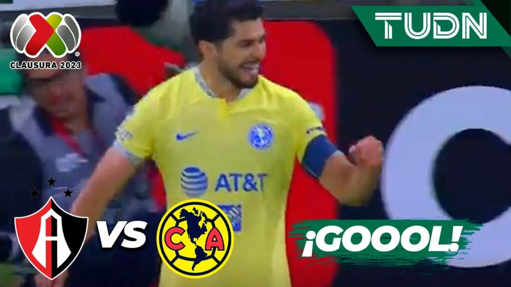 ¡GOL DE HENRY! No importa cuando leas esto | Atlas 0-2 América | CL2023 - Liga Mx J9 | TUDN