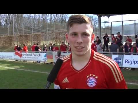 Pierre-Emile Hojbjerg nach dem Spiel gegen FV Illertissen