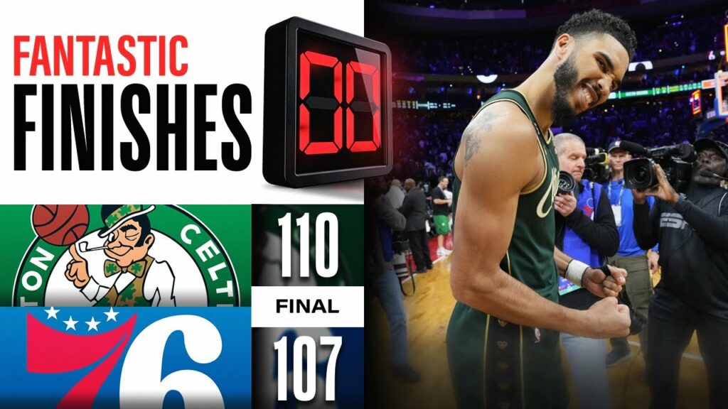 Final 1:22 WILD ENDING Celtics vs 76ers | February 25, 2023