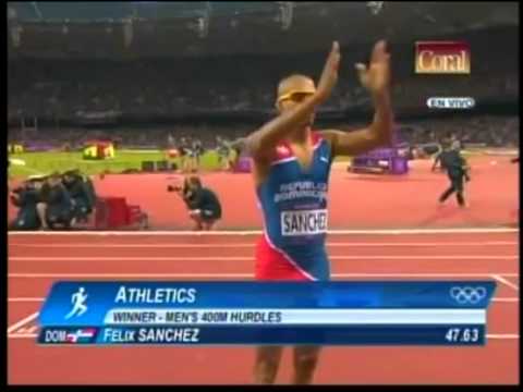 Campeones Olimpicos 2012 Felix Sanchez y Luguelin Santos
