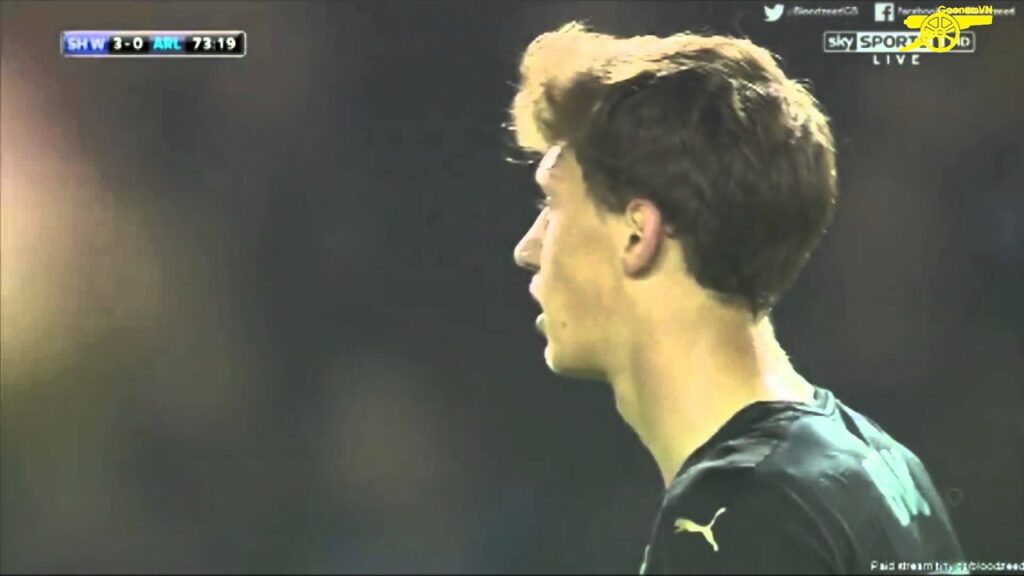 Krystian Bielik's debut