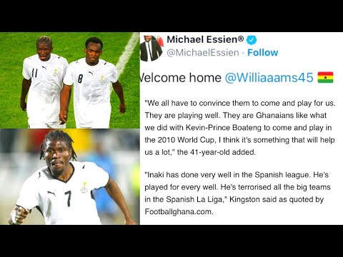 MUNTARI, ESSIEN & LARYEA’S REACTIONS ON THE NEW BLACK STARS PLAYERS